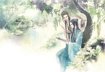 Mountains and rivers hand in hand, smile for you